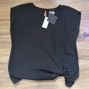 Pleione Black Blouse NWT
